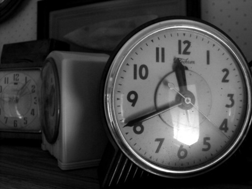 Black and White Clocks