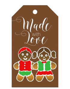Made with Love Cookies Gift Tag