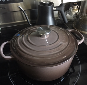 New dutch oven in Truffle color