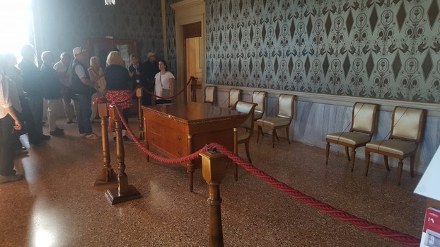 The room where Hitler and Mussolini met