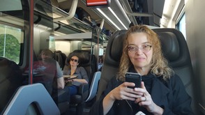 On the train to Ravenna