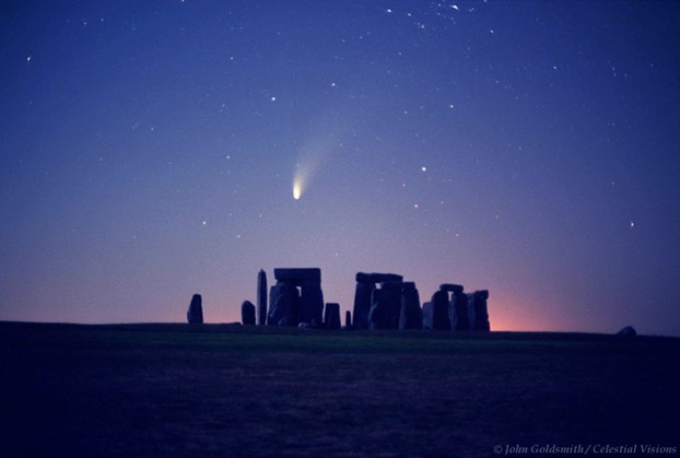 Comet and Stonehenge  by John Goldsmith