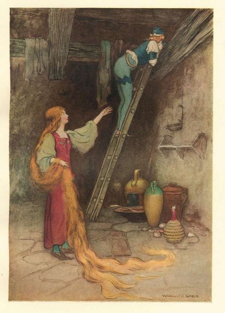 The Parsley (old version of Rapunzel) by Warwick Goble