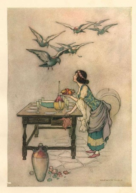 Seven Doves (older version of Seven Ravens) by Warwick Goble