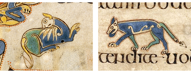 Cats in The Book of  Kells