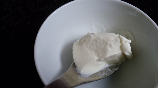 Greek yogurt is thicker and more concentrated, having the liquid whey strained from it during processing