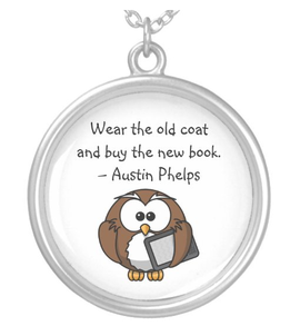 Old coat, new book, cute owl