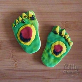 Zombie Feet Cookies