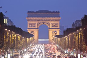 Champs Elysees to Arc de Triomphe
