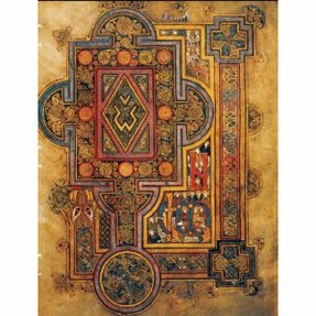 Handstitched Book of Kells Blank Book - gift for writers