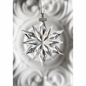 Swarovski Crystal Annual Christmas ornament 2011