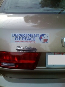 Department of Peace - Copyright L Kathryn Grace, All rights reserved