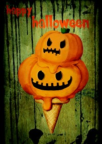 Halloween Pumpkin Ice Cream