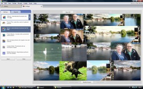 Picasa 3 Mosaic with types opened