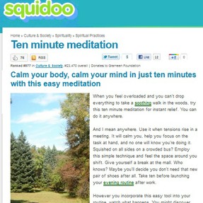 Ten Minute Meditation