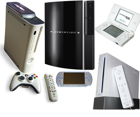 Different consoles for gaming