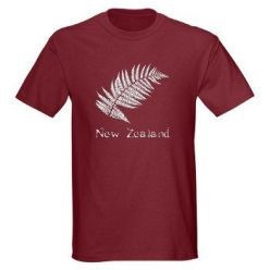 New Zealand mens silver fern t-shirt