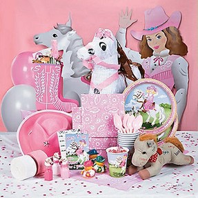 Horse Themed Birthday Party on Western Cowgirl Themed Birthday Party Supplies   Decoration Ideas