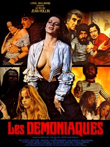 Jean Rollin's "Les démoniaques" - Original French movie poster