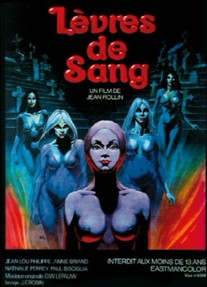 Jean Rollin's "Lèvres de sang" - Original French movie poster by Caza