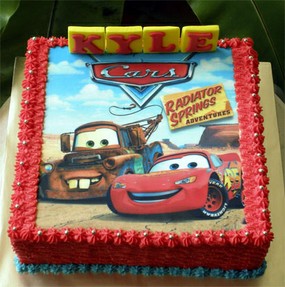 Disney Cars Birthday Cake on Disney Cake And Cupcake Supplies