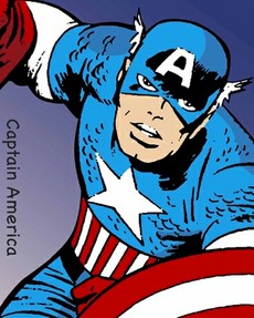 Marvel Comics Superhero Captain America