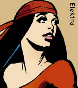 Marvel Comics Superhero Woman Elektra