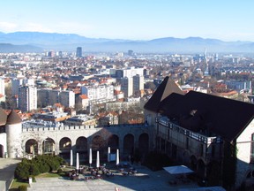 Ljubljana, view from the Castle