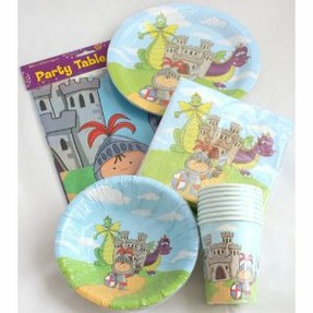 Knights Dragons Party Tableware