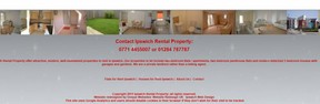 Ipswich rental Property shows the types of properties rented across the top of the footer