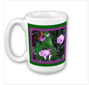 morning flower mug