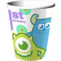 Monsters Inc 1st Birthday 9-oz Cups