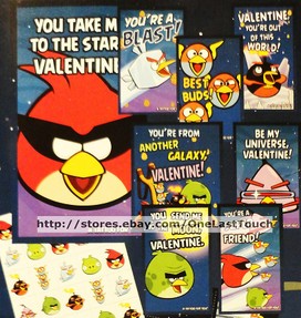 angry birds valentines