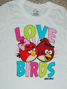 angry birds valentines apparel