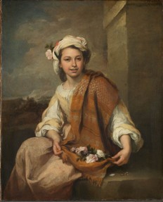 ‘Spring’ (?) as a Flower Girl, 1665-70, oil on canvas, 120.7 x 98.3 cm, By permission of The Trustees of Dulwich Picture Gallery, London