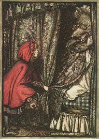 Red Riding Hood illustrated by Arthur Rackham