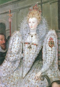 Elizabeth I in regal finery