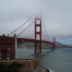 San Francisco's Golden Gate Bridge in Fog