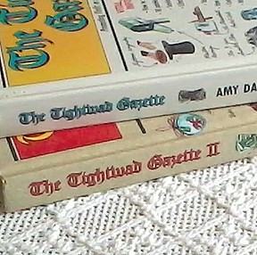 Two volumes of the Tightwad Gazette