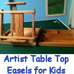 Artist table top easels for kids, image