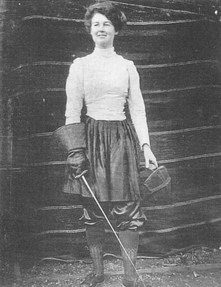 Image: Flora Sandes as a Young Woman