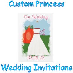 Custom Princess Wedding Invitations image