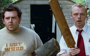 Image: Ed and Shaun in Shaun of the Dead