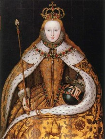 The coronation of Elizabeth I