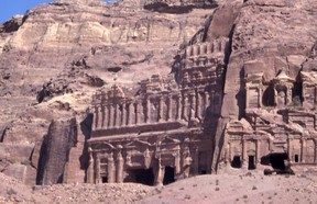 The Pink City of Petra near the Royal Tombs