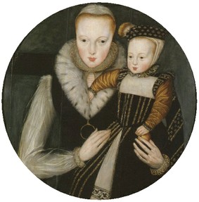 Katherine Grey with her first son, Edward Seymour