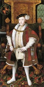 Edward VI painted by Holbein
