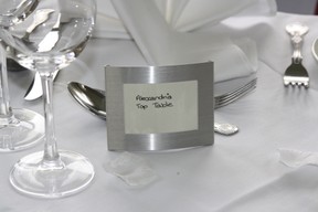 My wedding favour that doubled as name places