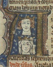 Manuscript of Edward I and Eleanor of Castile