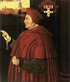 Cardinal Wolsey fell from favour from 1527.